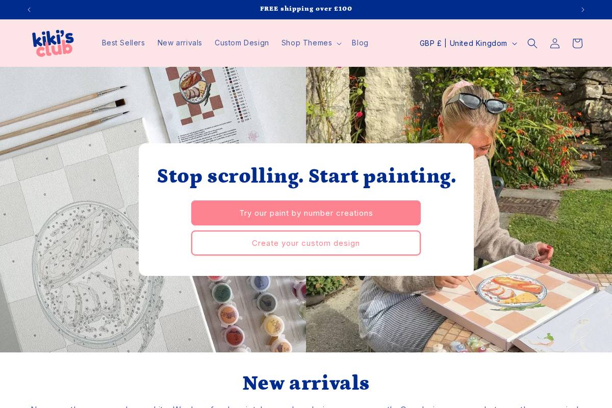 kikisclub.com homepage screenshot