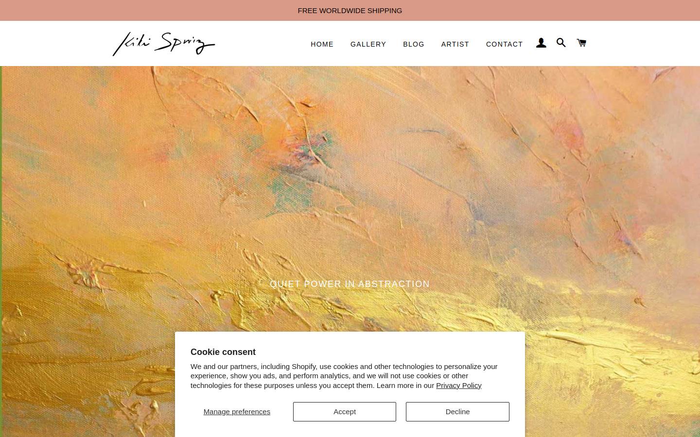 kikispring.com homepage screenshot