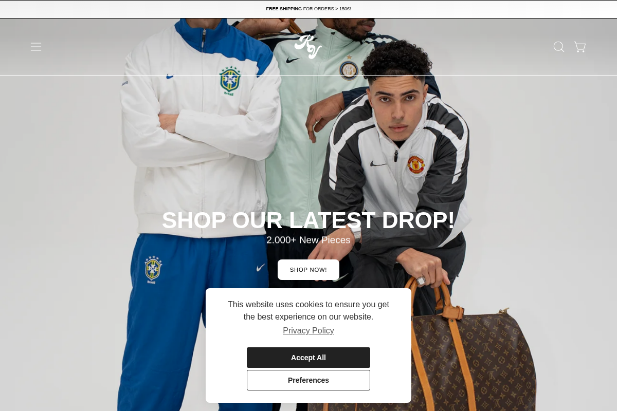 KikiVintage homepage screenshot