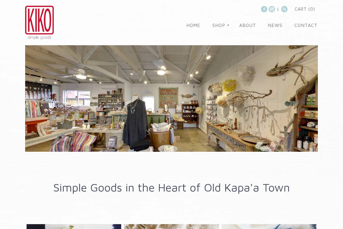 kikokauai.com homepage screenshot