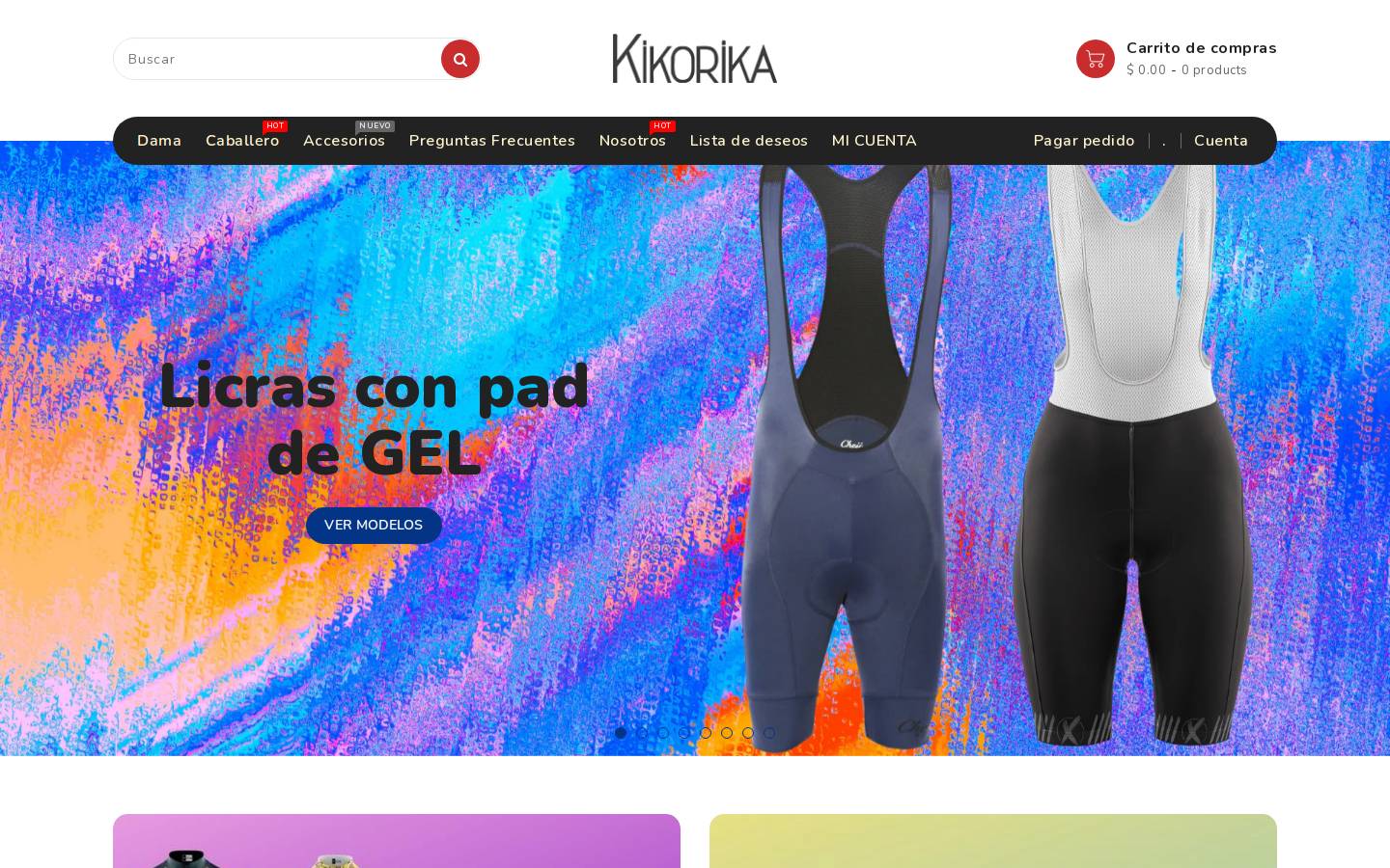 kikorika.com homepage screenshot