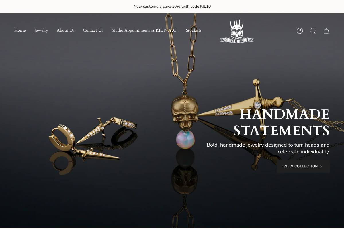 kil-nyc.com homepage screenshot