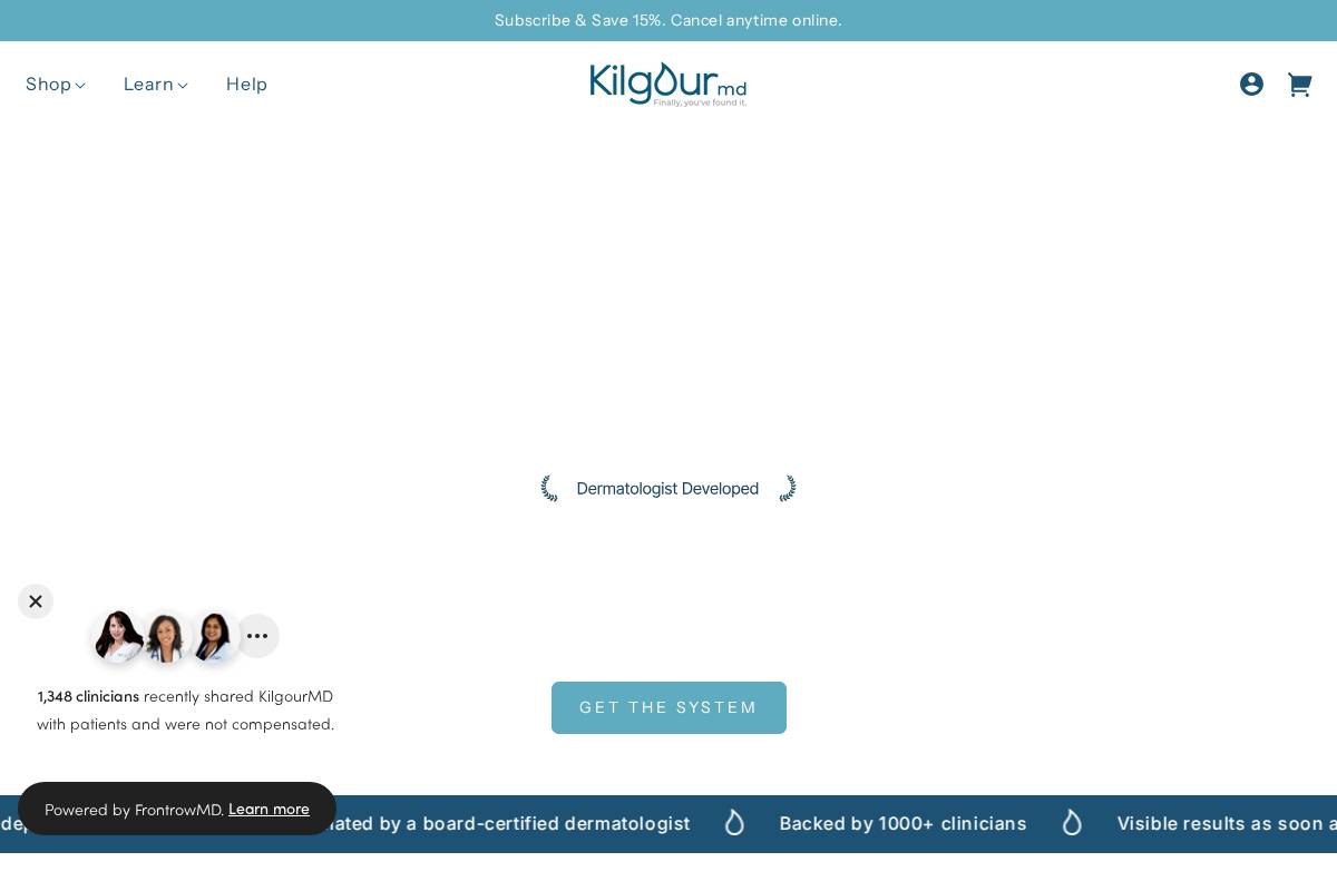 KilgourMD homepage screenshot