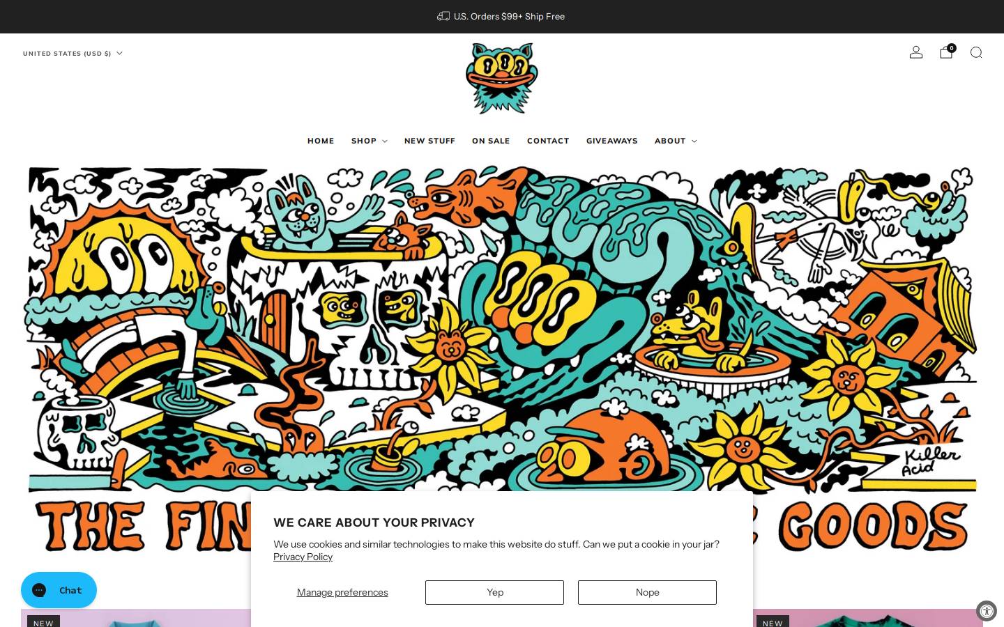 killeracid.com homepage screenshot