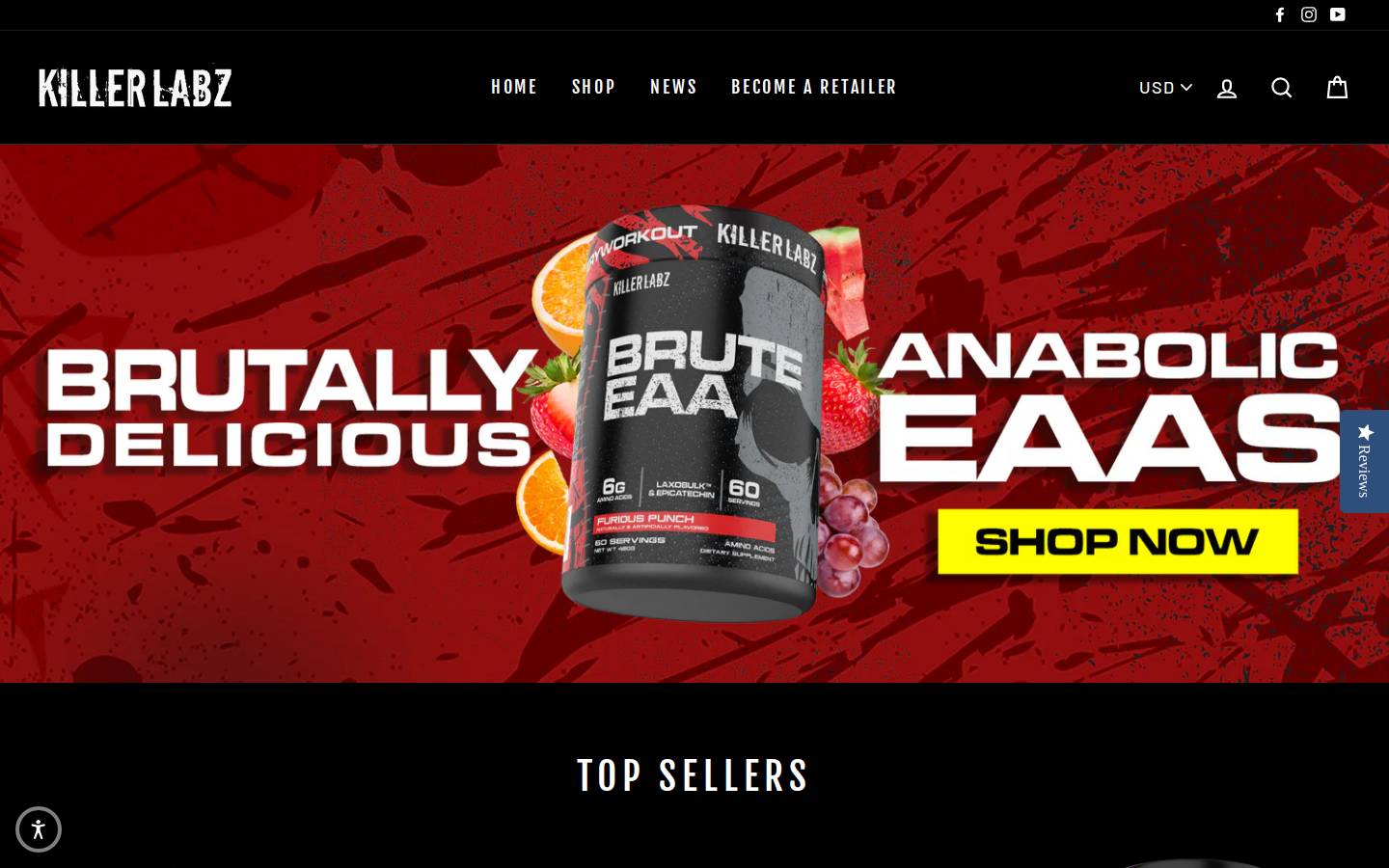 killerlabz.com homepage screenshot