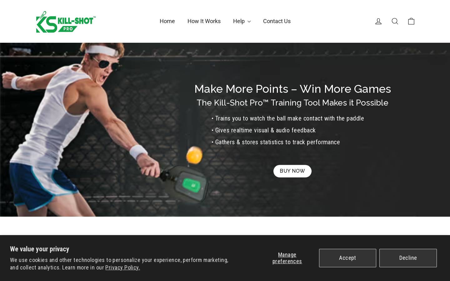 killshotpro.com homepage screenshot