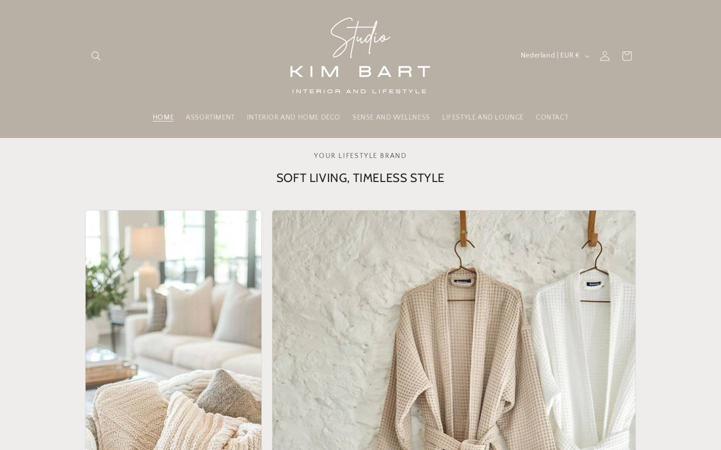 kimbart.com homepage screenshot