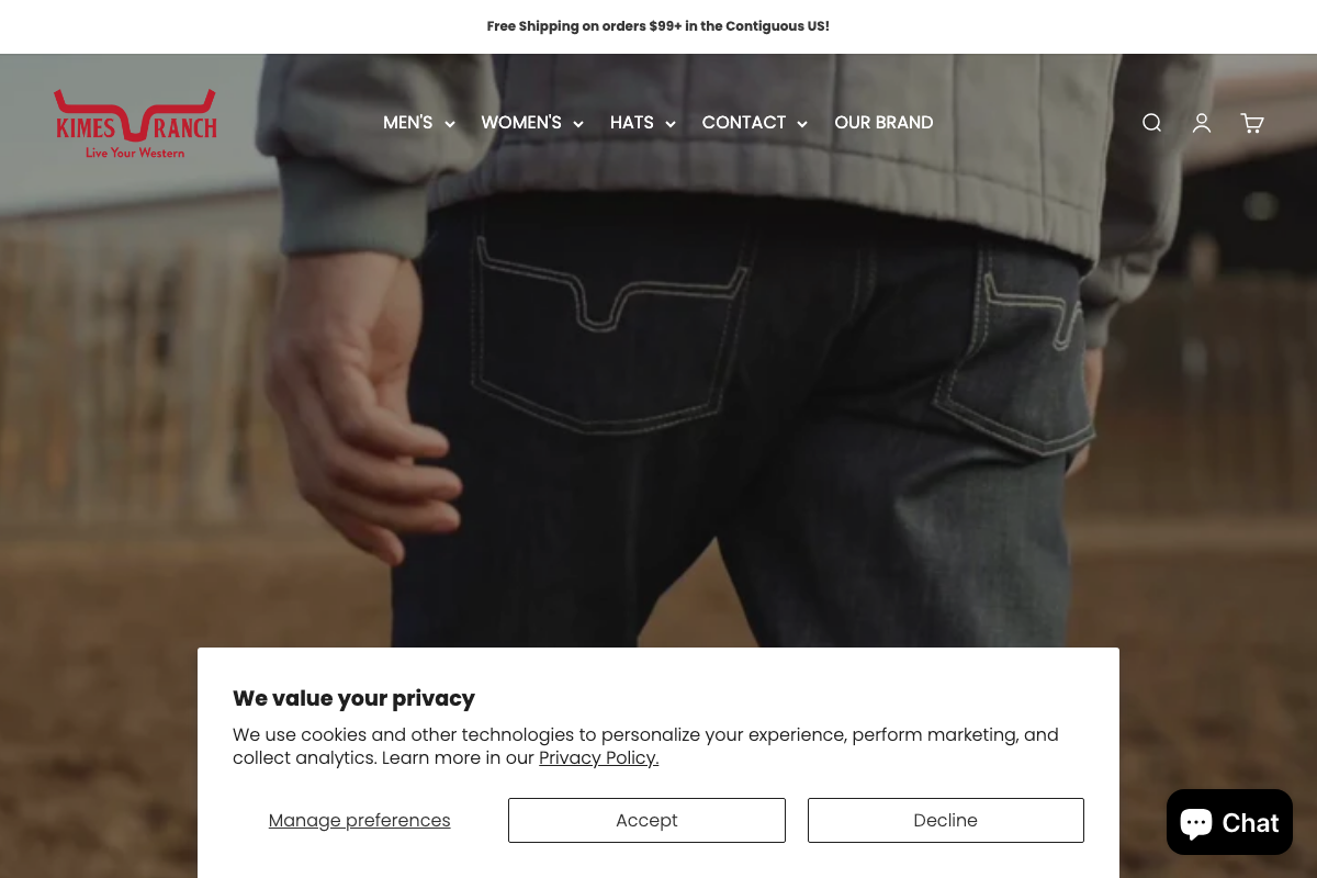 kimesranch.com homepage screenshot