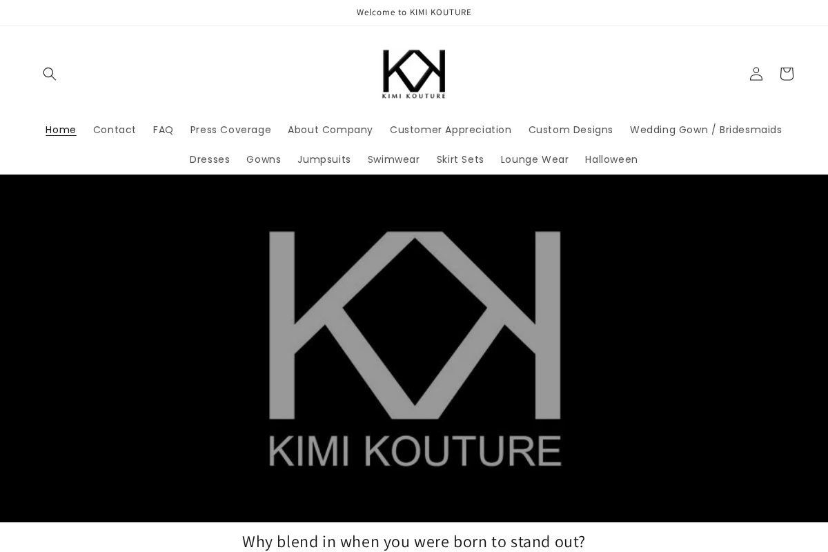 kimikouture.net homepage screenshot