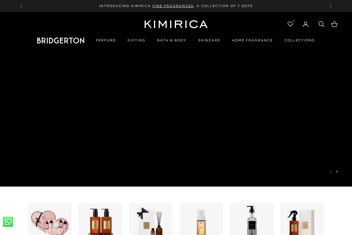 kimirica.shop homepage screenshot