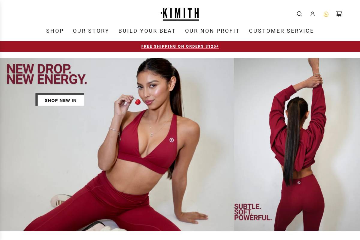 kimith.com homepage screenshot