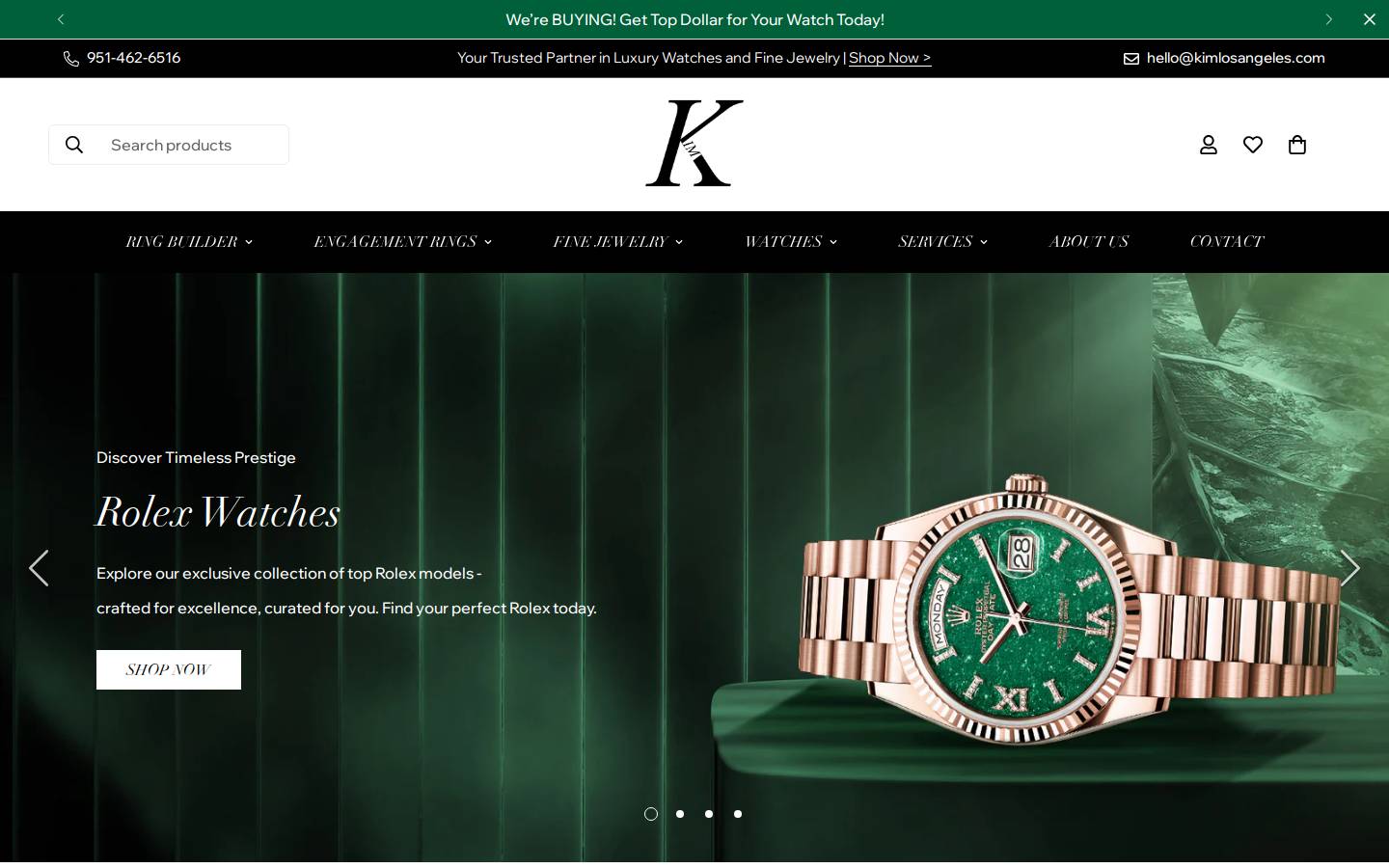 kimlosangeles.com homepage screenshot