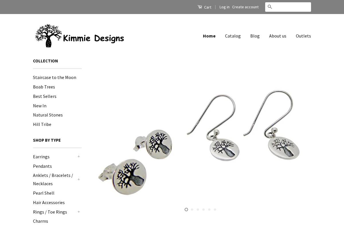 kimmie.com.au homepage screenshot