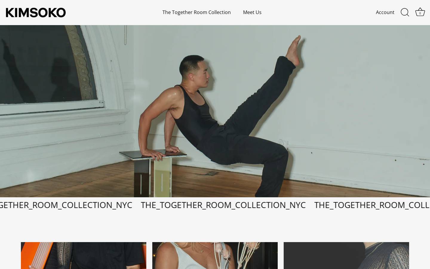 kimsoko.com homepage screenshot