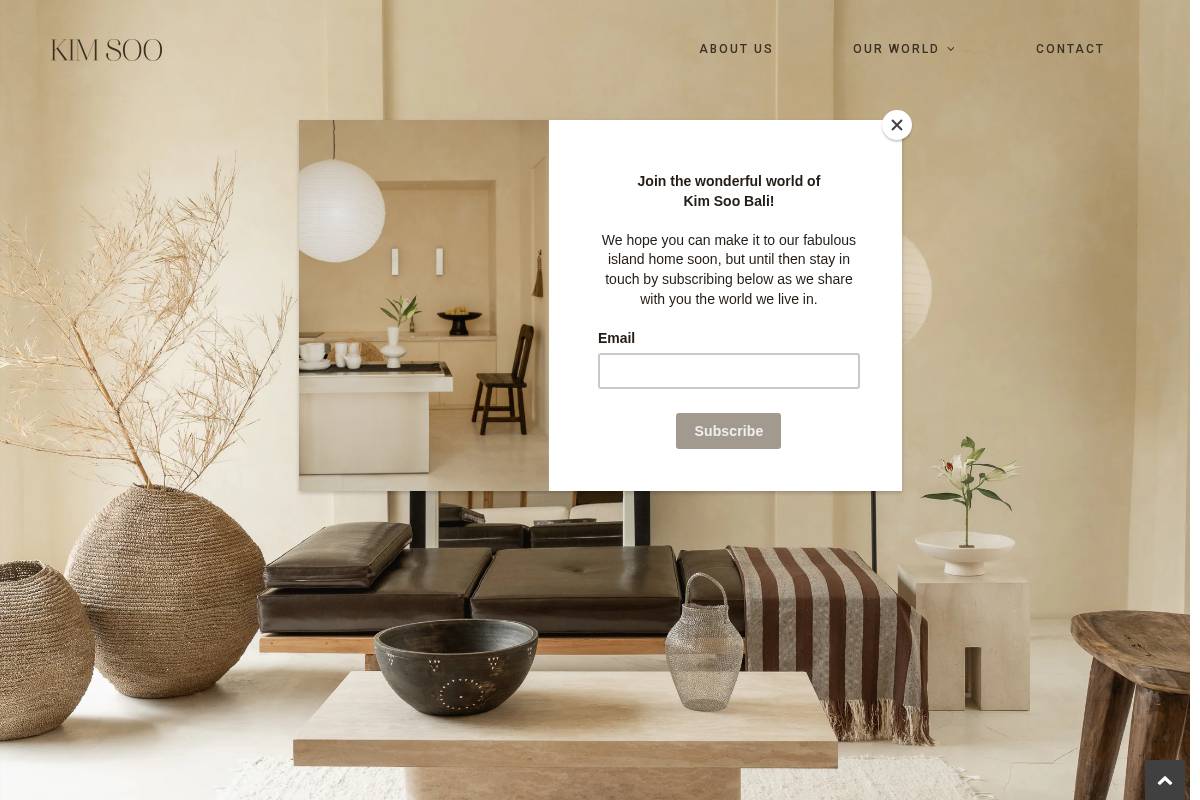 kimsoo.com homepage screenshot