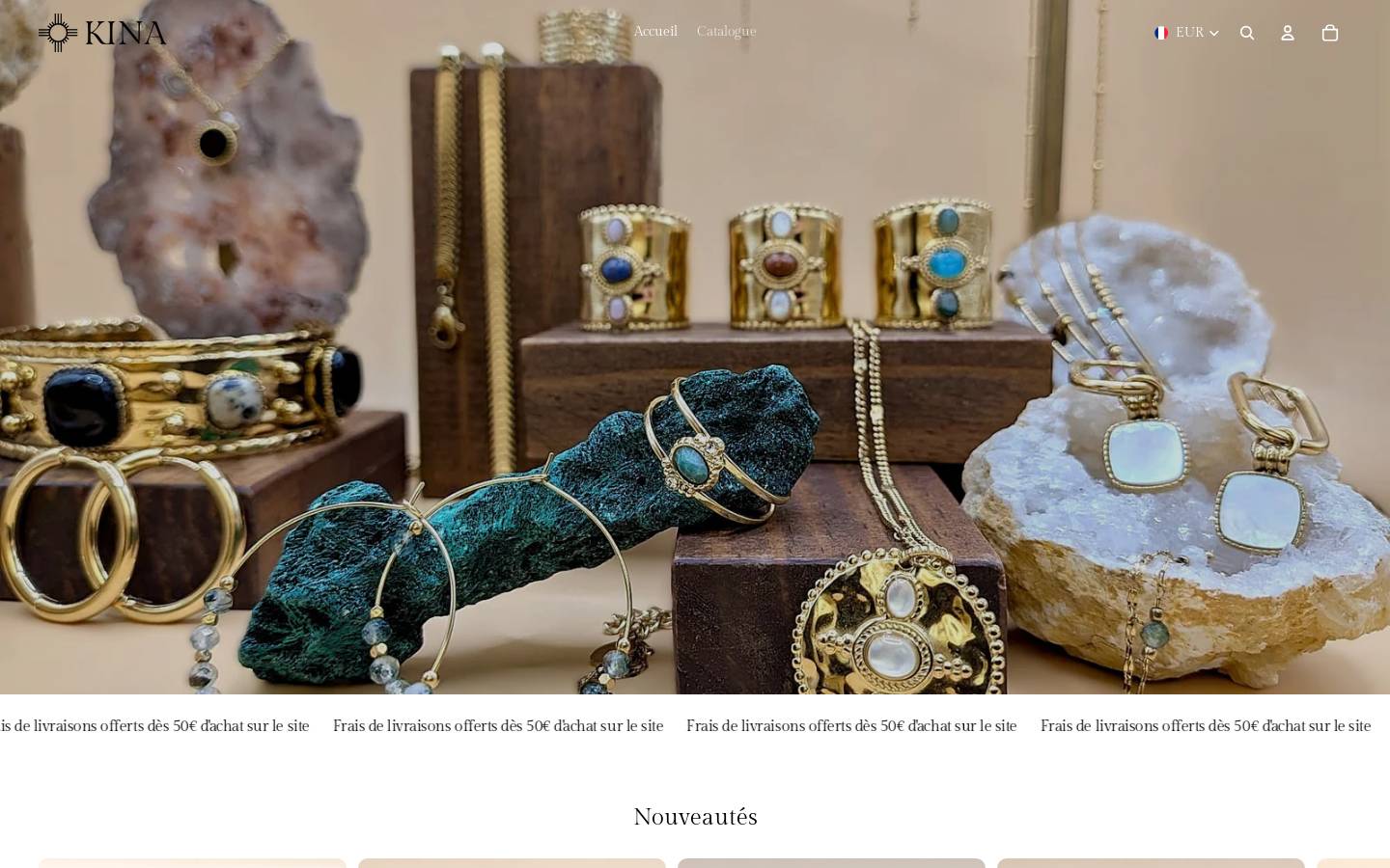 kina-shop.com homepage screenshot