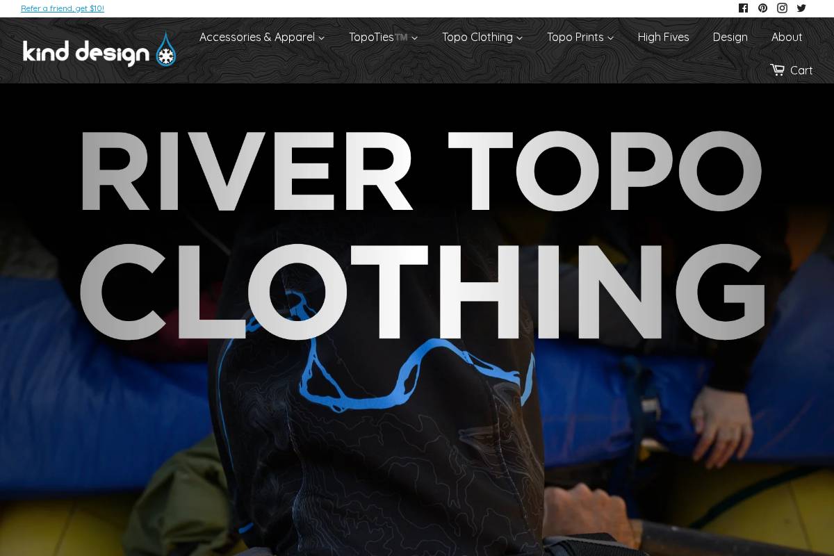 Kind Design homepage screenshot