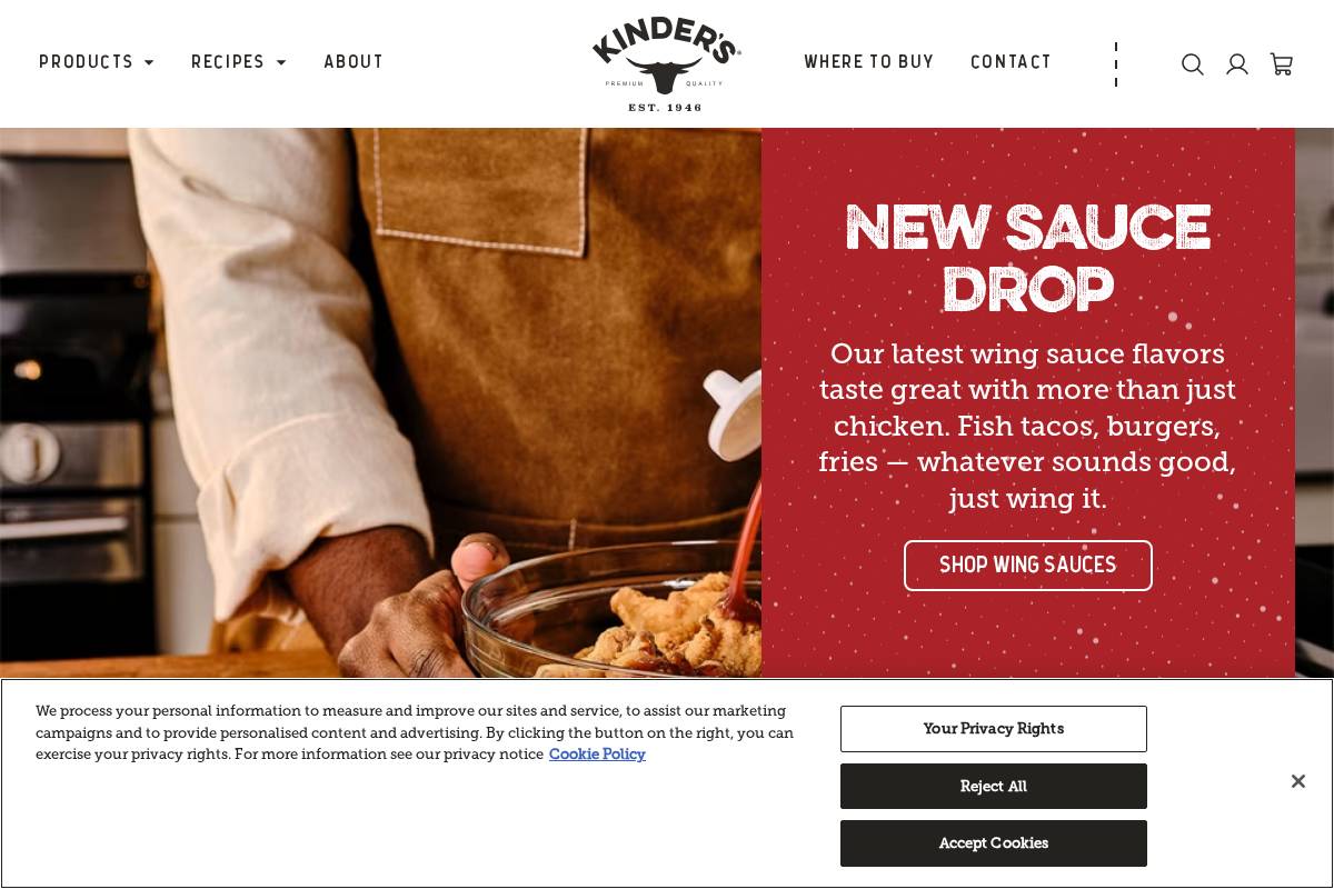 Bob Kinder and Son, Inc. homepage screenshot