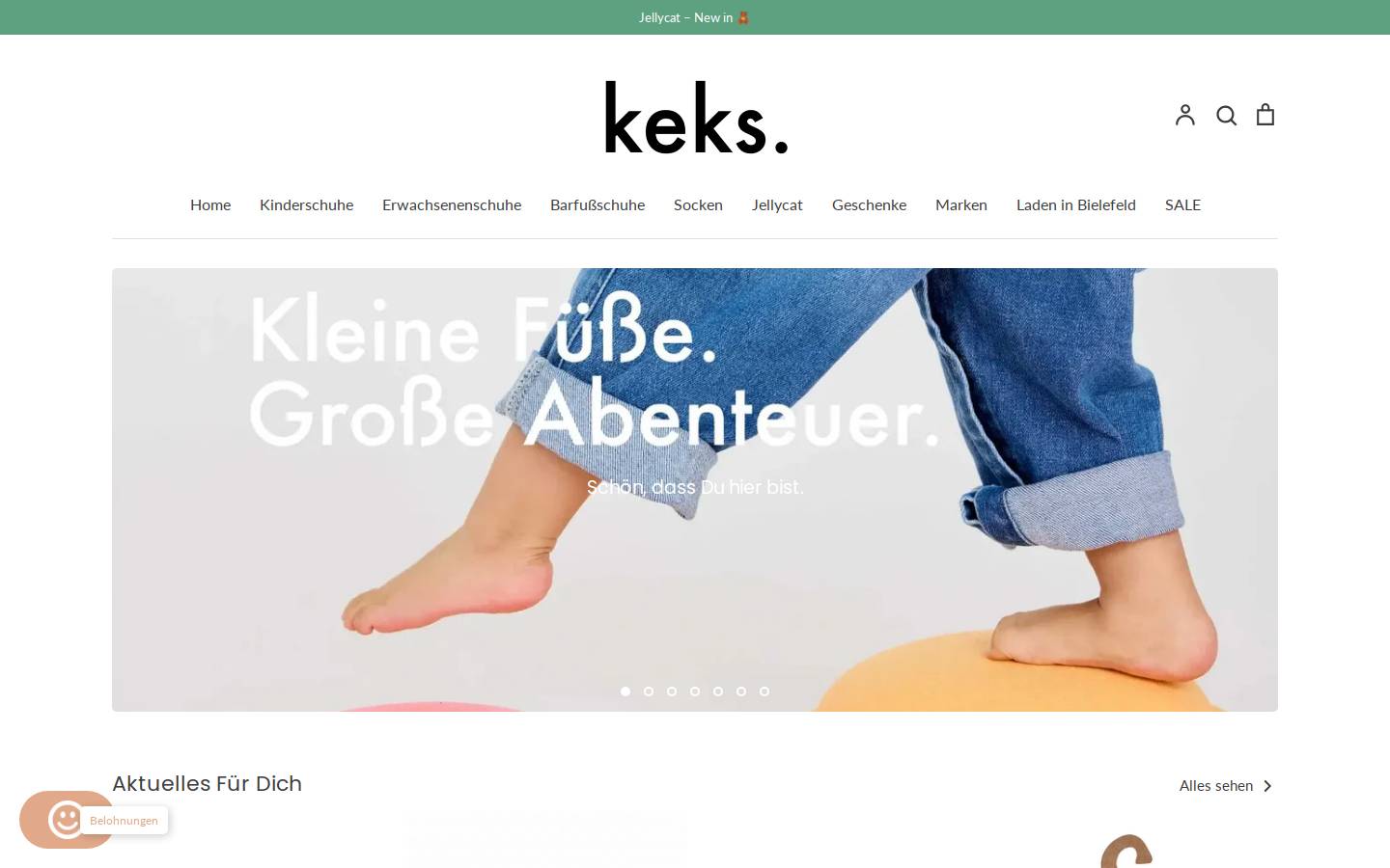 kinderschuhladen-bielefeld.de homepage screenshot
