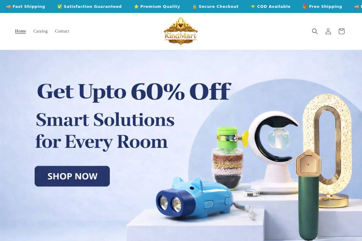 kindmart.in homepage screenshot