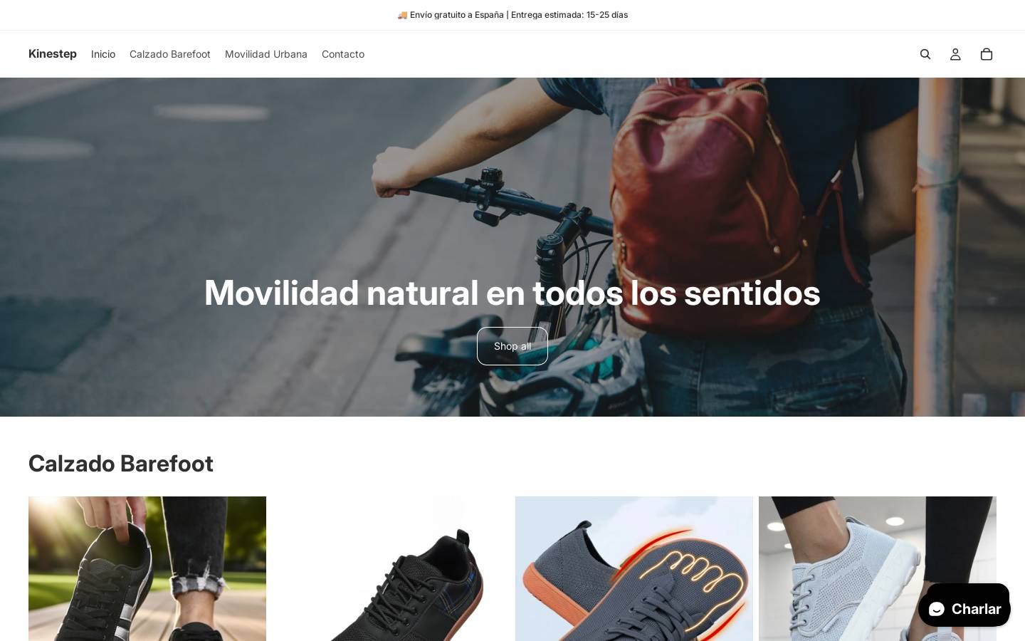 kinestep.shop homepage screenshot