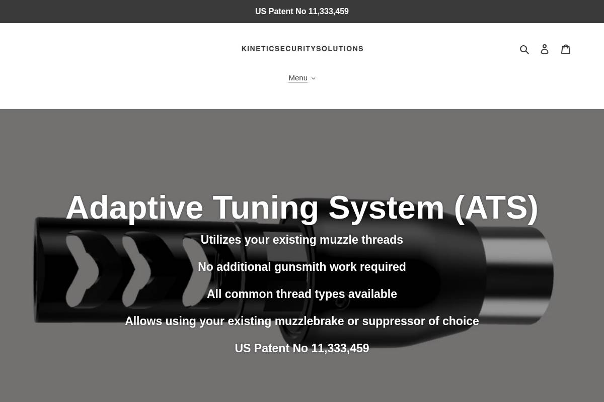 kineticsecuritysolutions.com homepage screenshot