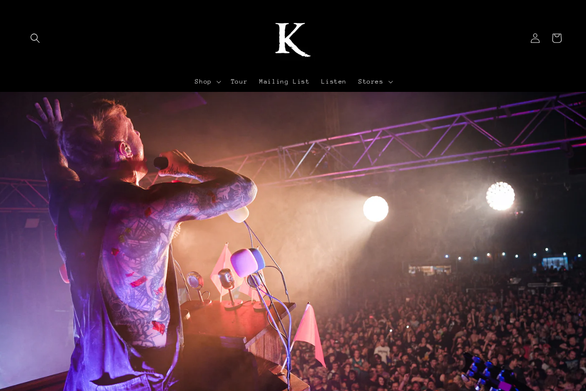 King 810 Official Website & Store homepage screenshot