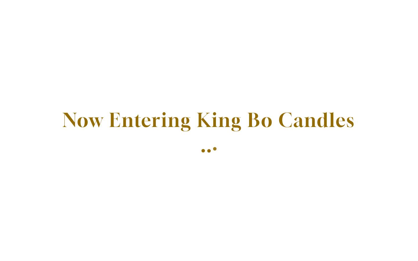 kingbocandles.shop homepage screenshot
