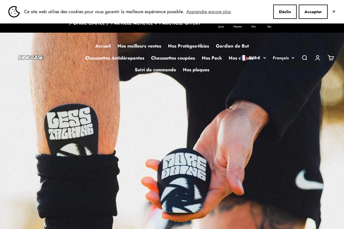 Kingcase homepage screenshot