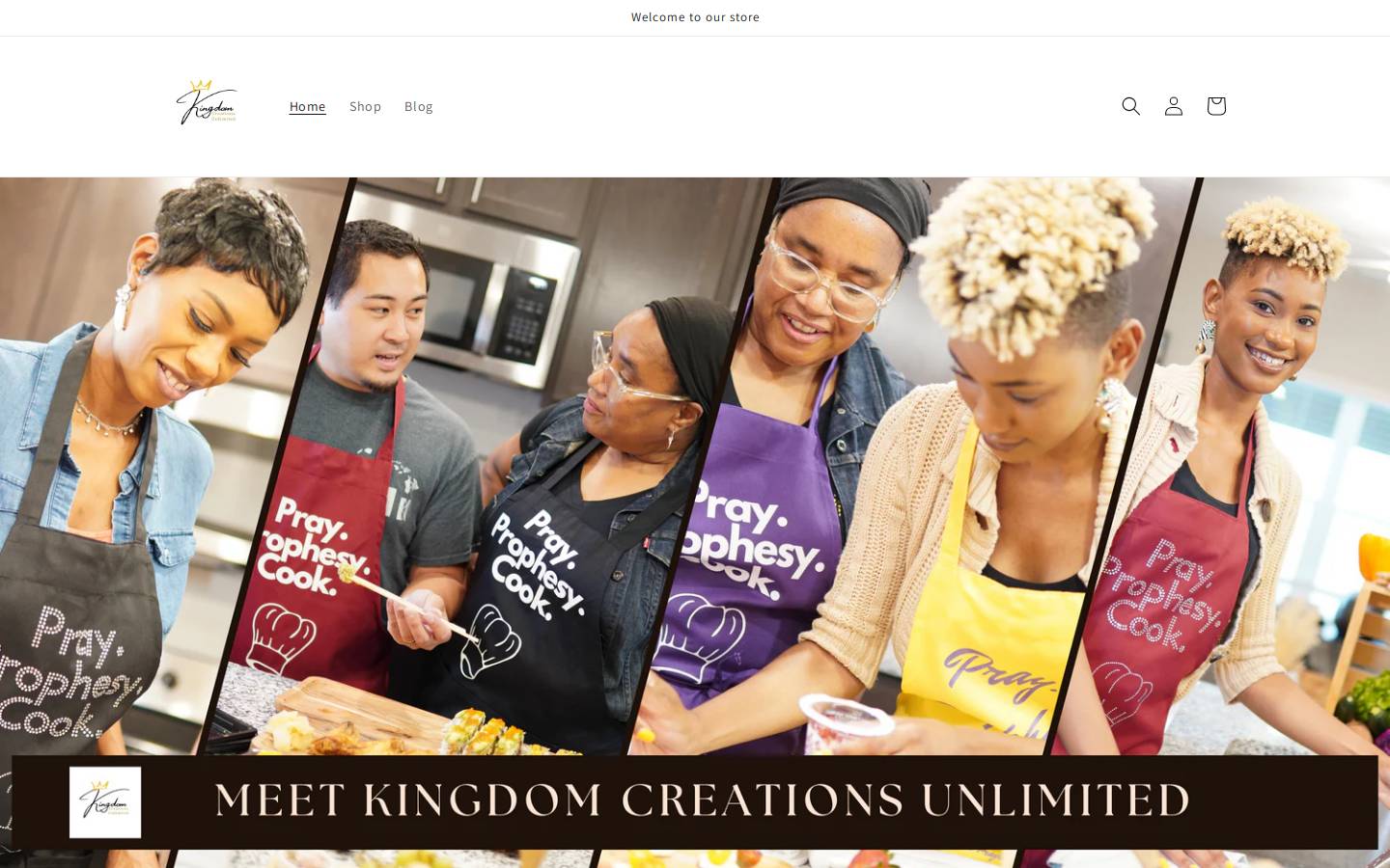kingdomcreationsunlimited.com homepage screenshot