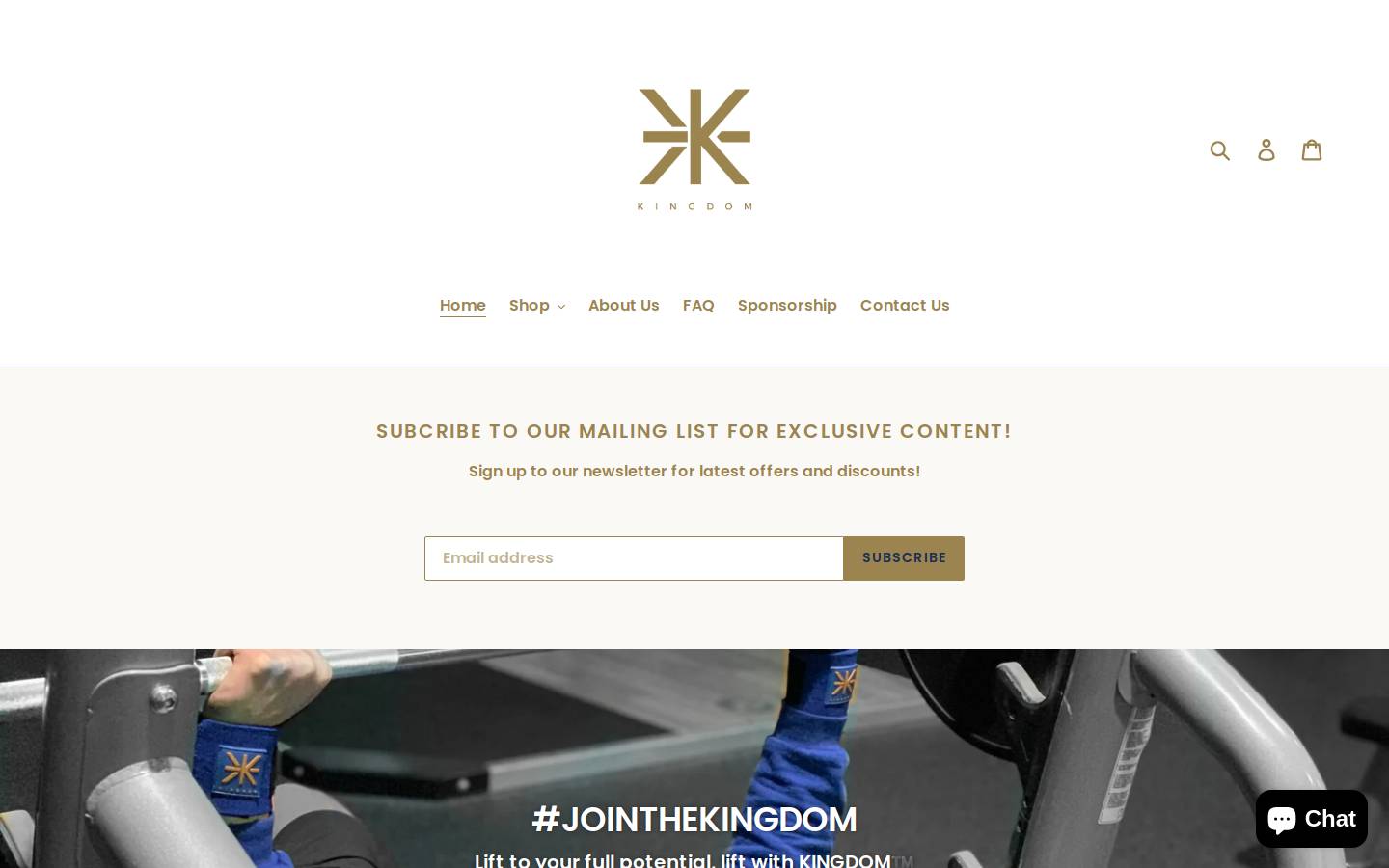 kingdomstrength.co homepage screenshot