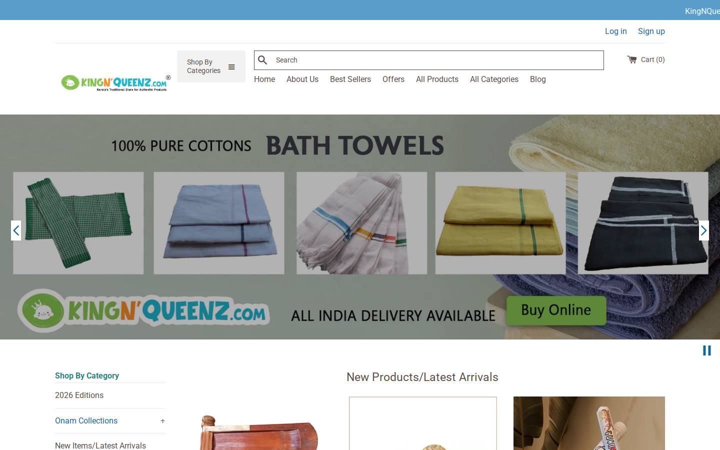 kingnqueenz.com homepage screenshot