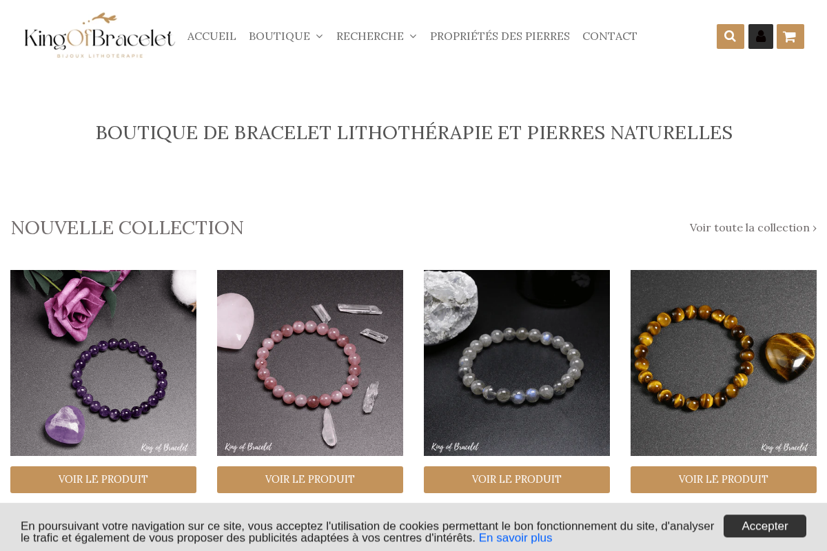 King of Bracelet homepage screenshot