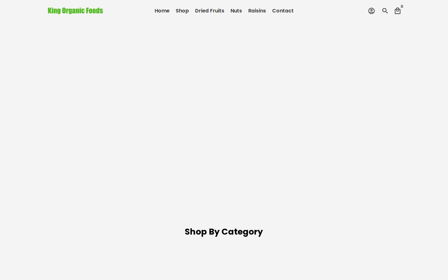 kingorgfoods.com homepage screenshot