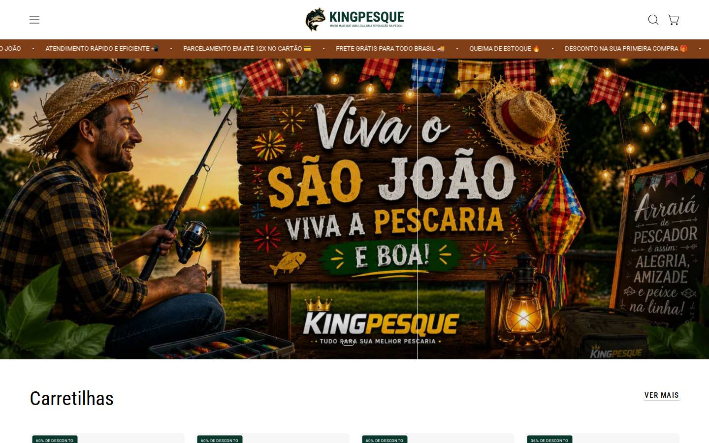kingpesque.com homepage screenshot