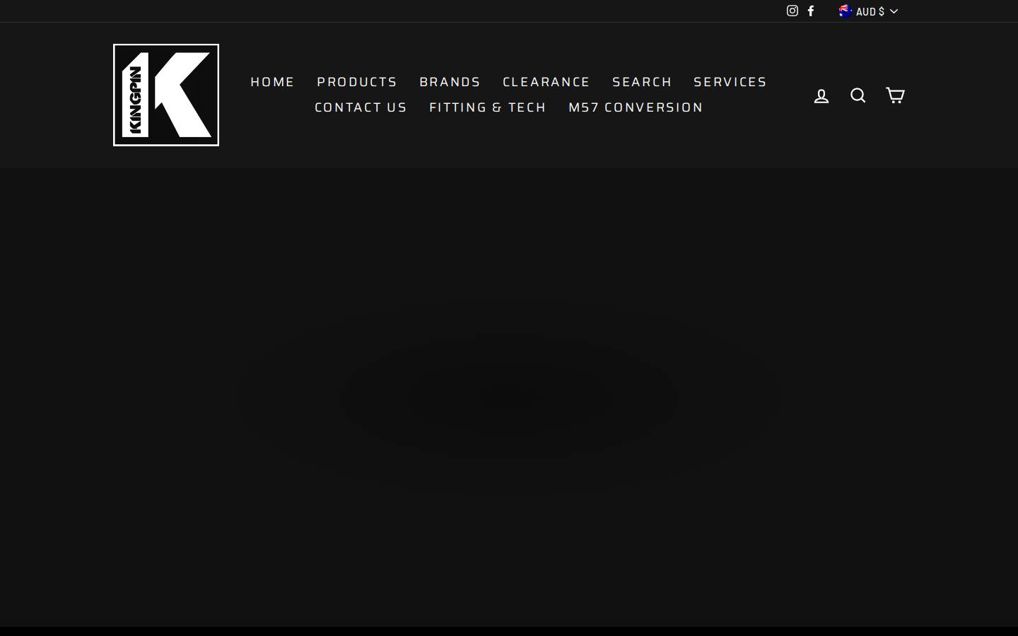 kingpindesignandfab.com.au homepage screenshot