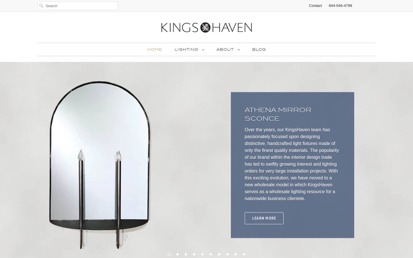 kingshaven.com homepage screenshot