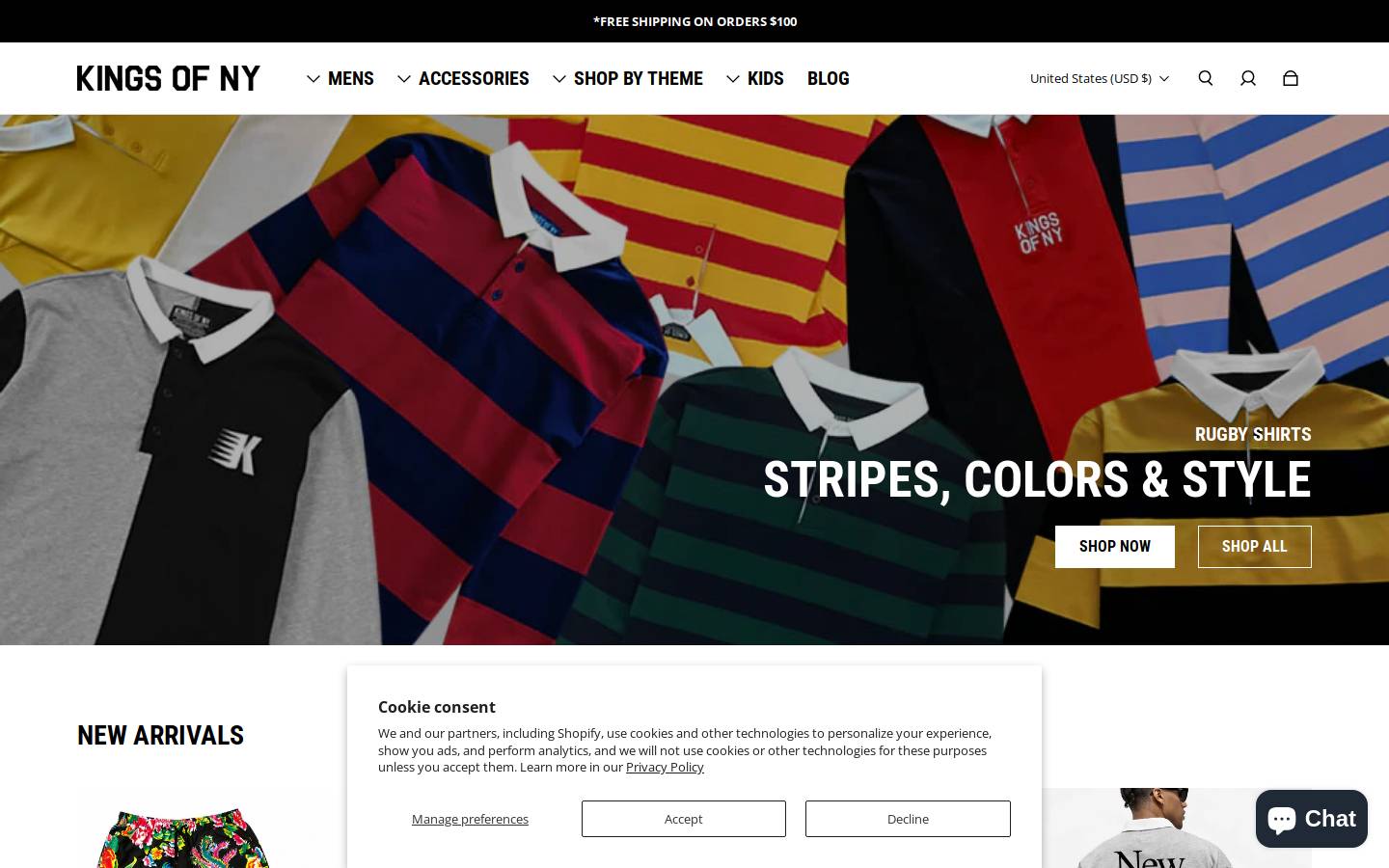 kingsofny.com homepage screenshot