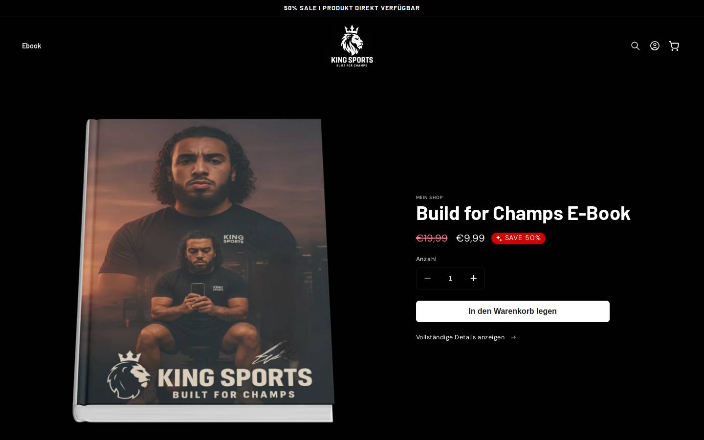 kingsportseason.com homepage screenshot