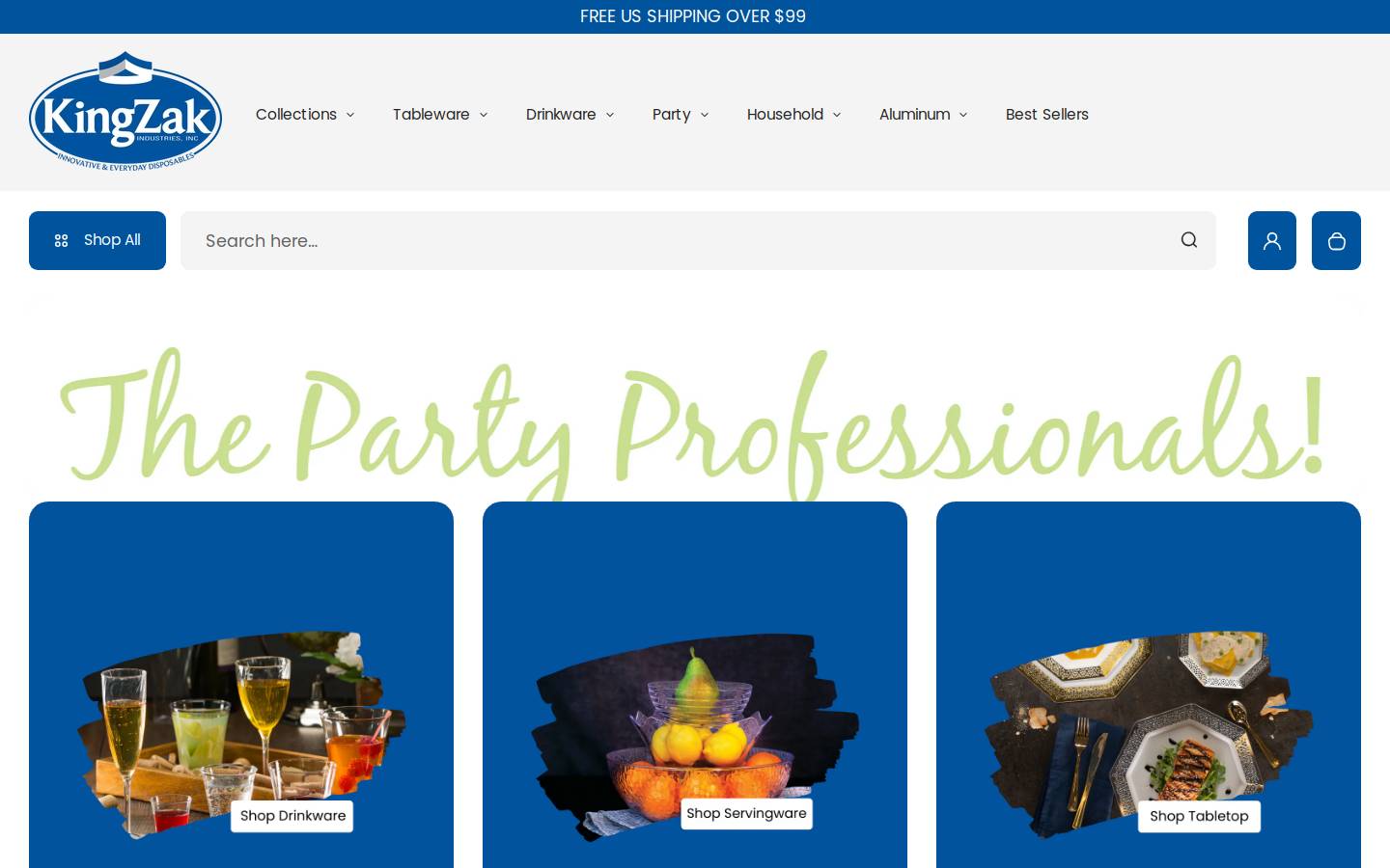 kingzak.com homepage screenshot