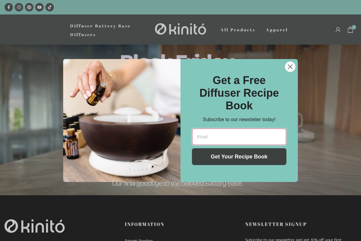 kinito.life homepage screenshot