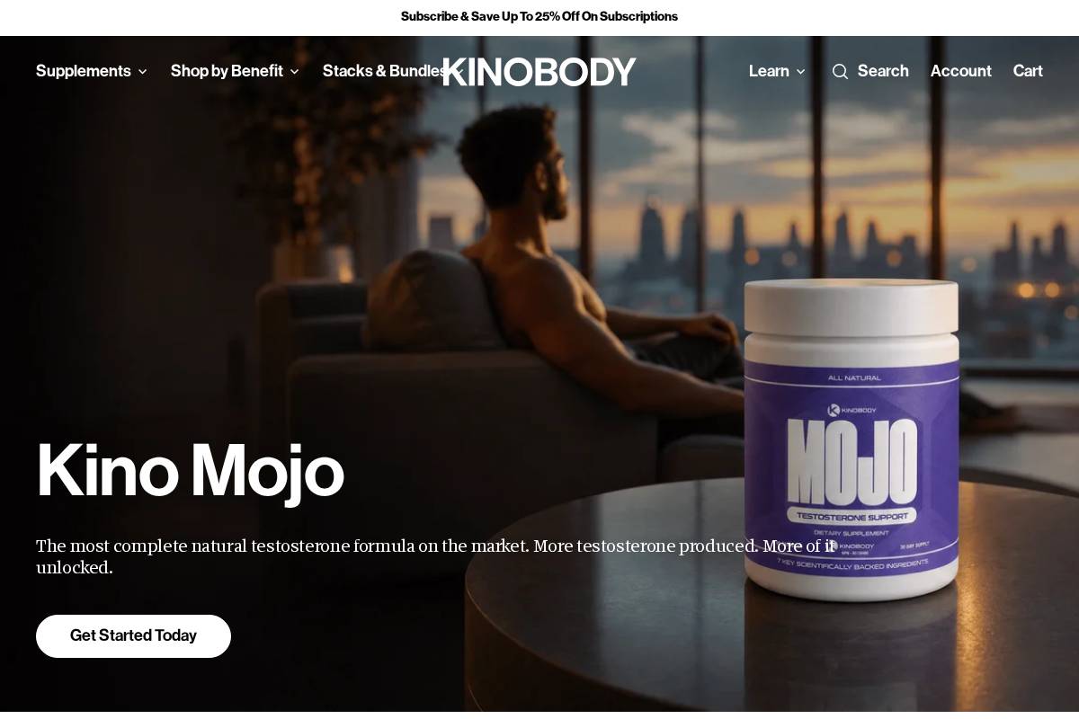 kinobody.com homepage screenshot