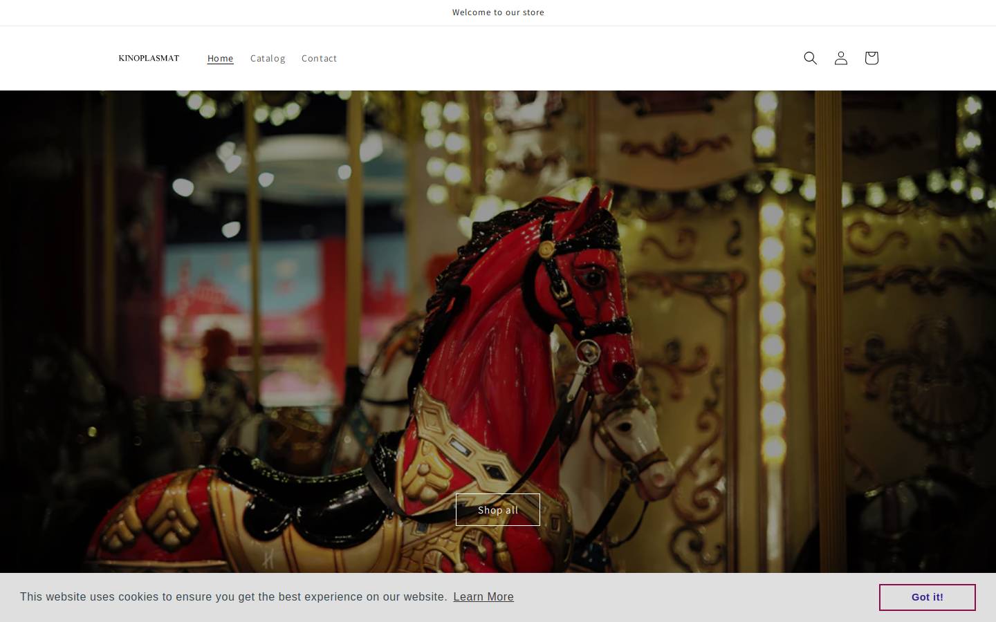kinoplasmat.com homepage screenshot
