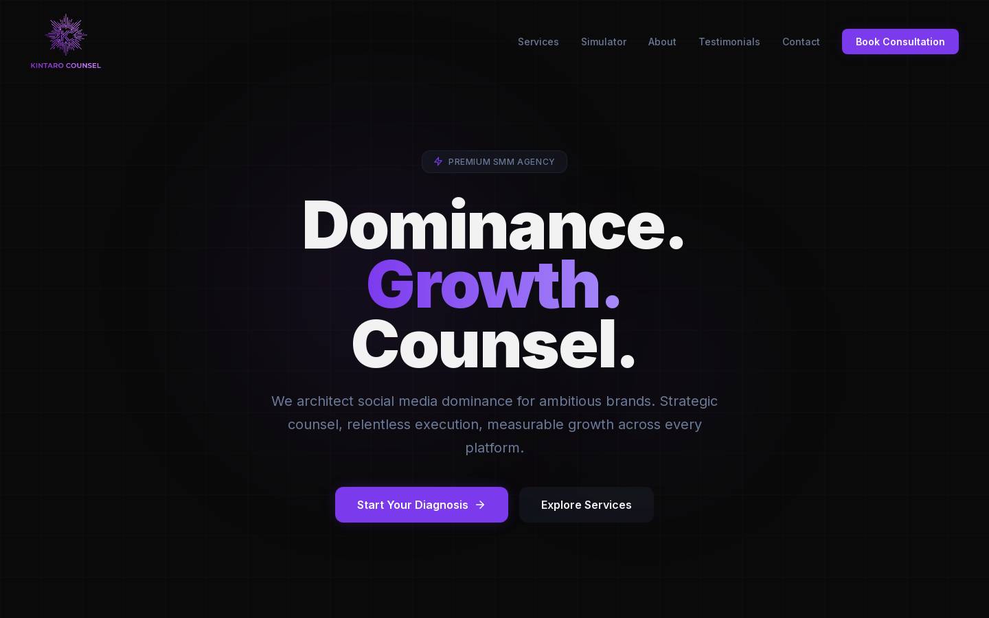 kintarocounsel.com homepage screenshot