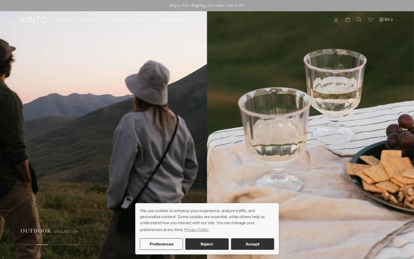 KINTO Europe homepage screenshot