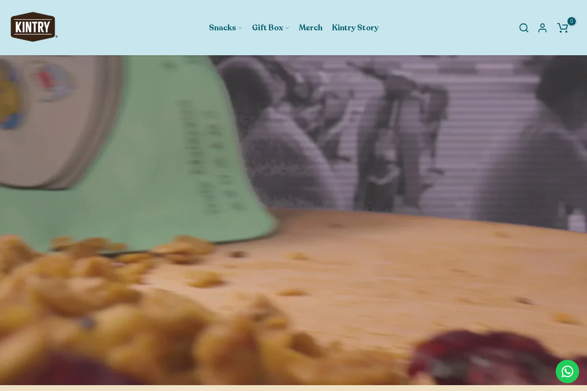 kintry.co homepage screenshot