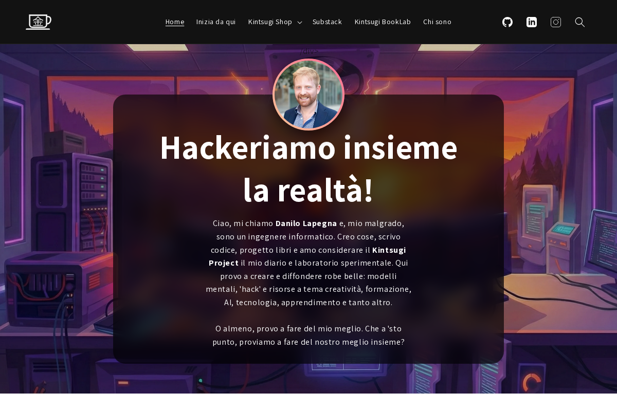 kintsugiproject.net homepage screenshot