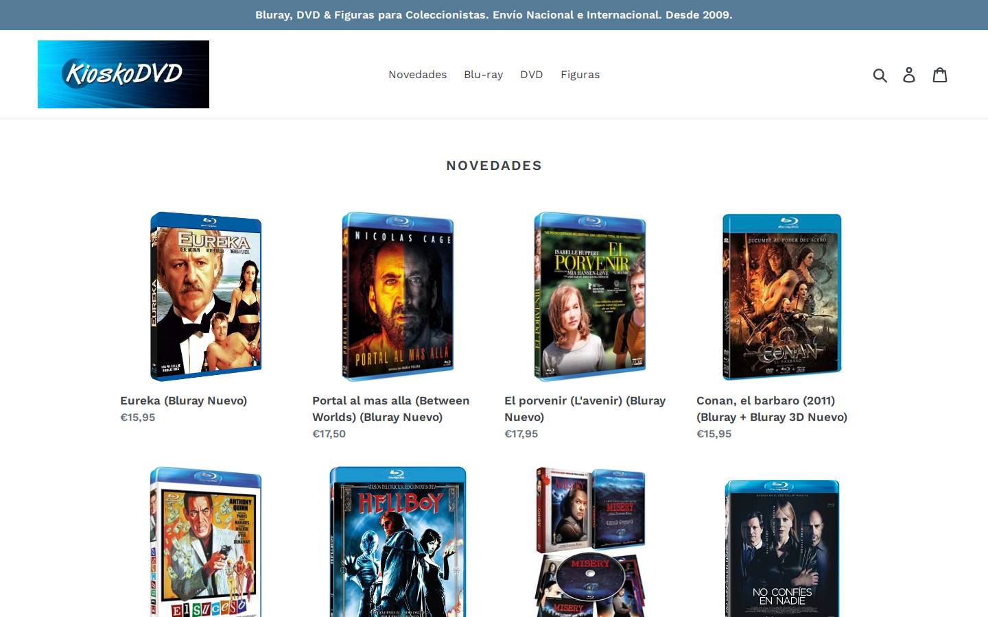 kioskodvd.com homepage screenshot