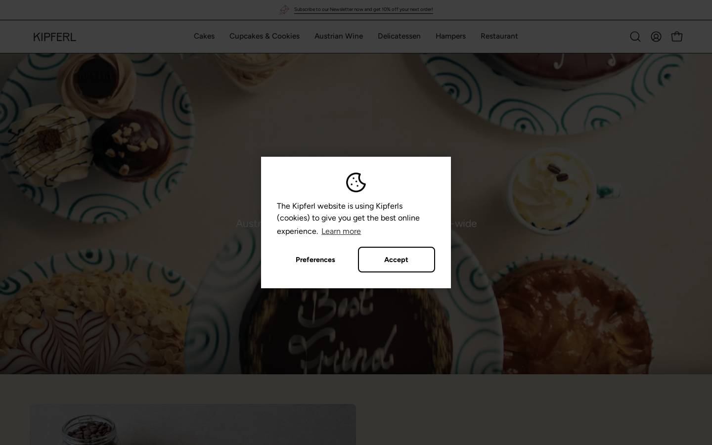 KIPFERL homepage screenshot