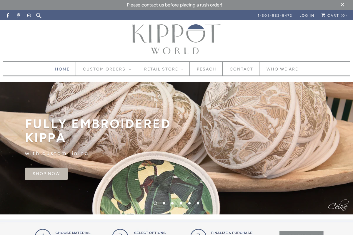 kippotworld.com homepage screenshot